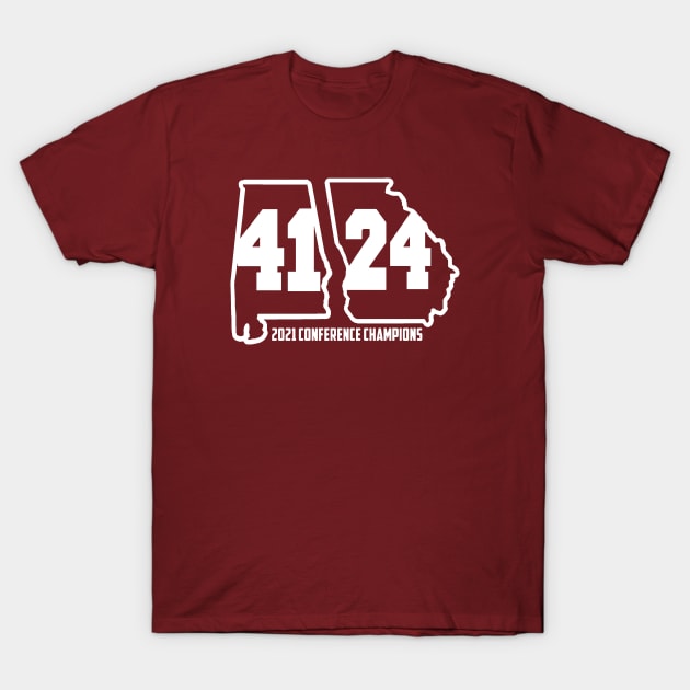 ALABAMA GEORGIA 2021 T-Shirt by thedeuce